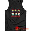 Merry Christmas Mask Dancing Baseball Tank Top