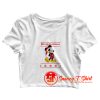 Merry Christmas Mouse Crop Top Shirt