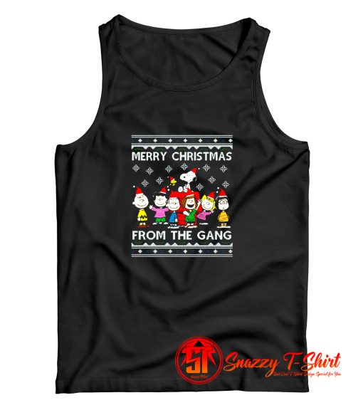 Merry Christmas The Peanuts Gang Tank Top