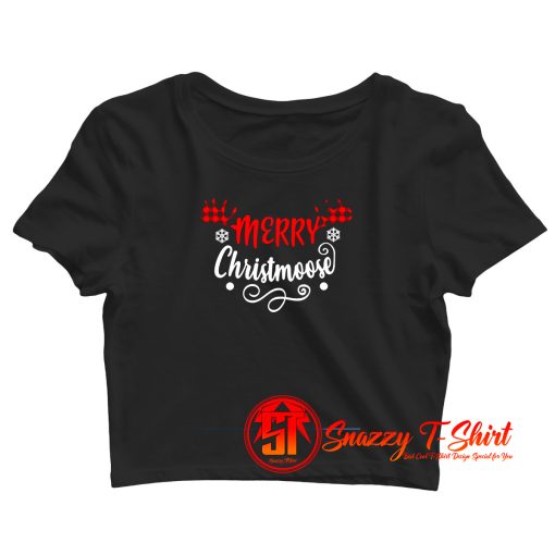 Merry Christmoose Crop Top Shirt