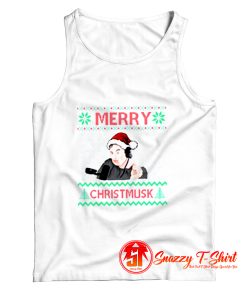 Merry Christmusk Funny Elon Musk Tank Top