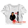 Michael Jackson Bad Graphic Crop Top Shirt