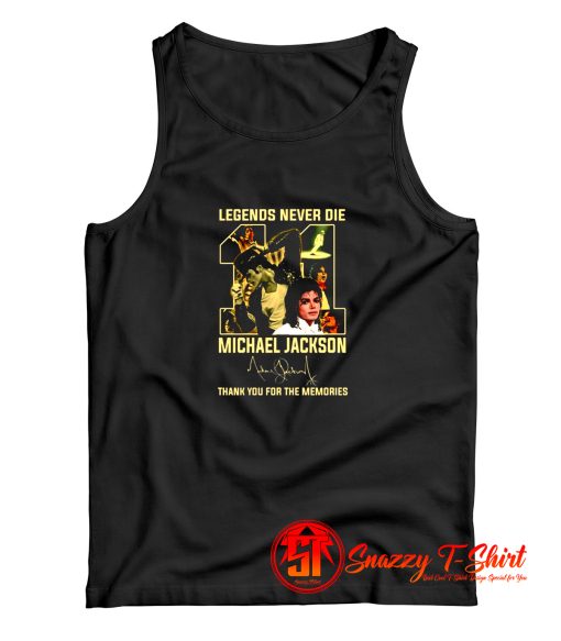 Michael Jackson Portrait 11Th Death Anniversary Legends Tank Top