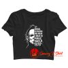 Michael Myers Halloween Social Distancing Crop Top Shirt