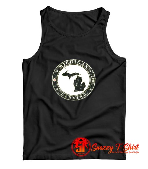 Michigan Lansing Retro Tank Top