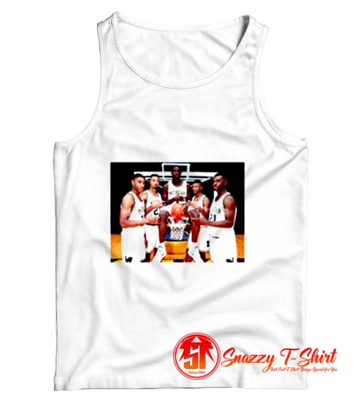 Michigan Wolverines Fab 5 Chris Webber Jalen Rose Juwan Howard Tank Top