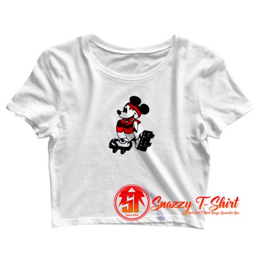 Mickey Mouse Clog Crop Top Shirt