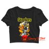 Mickey Mouse Halloween Pittsburgh Steelers Crop Top Shirt