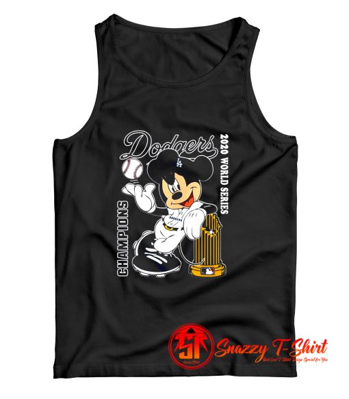 Mickey Mouse LA Dodgers 2020 World Series Champions Tank Top