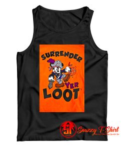 Mickey Mouse Surrender Yer Loot Halloween Tank Top