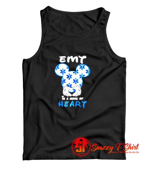 Mickey mouse EMT is a work of heart Tank Top