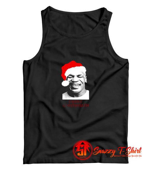 Mike Tyson Funny Christmas Ugly Style Tank Top