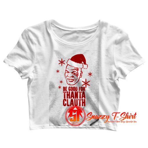 Mike Tyson Santa Claus Tacky Crop Top Shirt