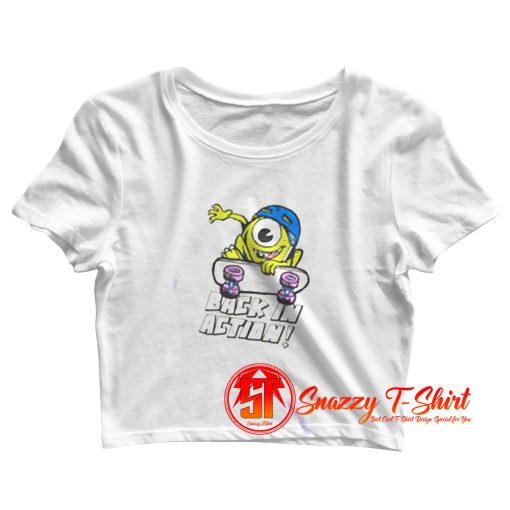 Mike Wazowski Back in Action Crop Top Shirt