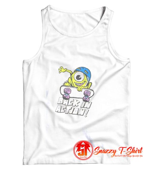 Mike Wazowski Back in Action Tank Top