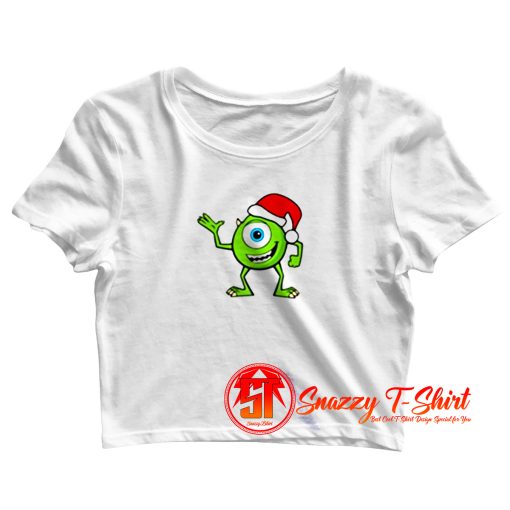 Mike Wazowski Christmas Crop Top Shirt