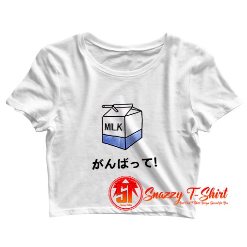 Milk Japanese Crop Top Shirt