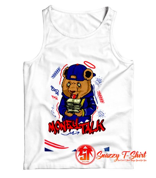 Money Talk Bear Unisex Tank Top