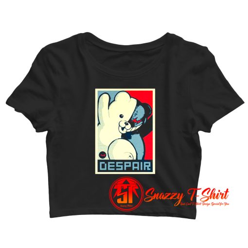 Monokuma Anime Crop Top Shirt