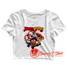 Monster Babies Horror Cartoon Halloween Crop Top Shirt