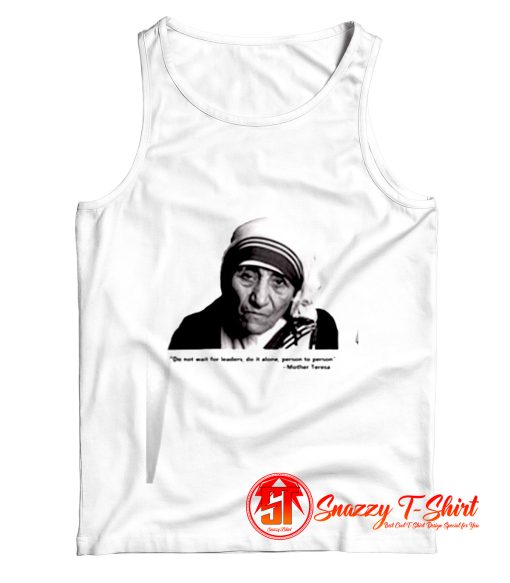 Mother Teresa Quote and Photo Tank Top