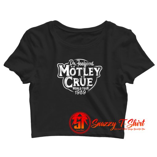 Motley Crue Classic Feelgood Tour Crop Top Shirt