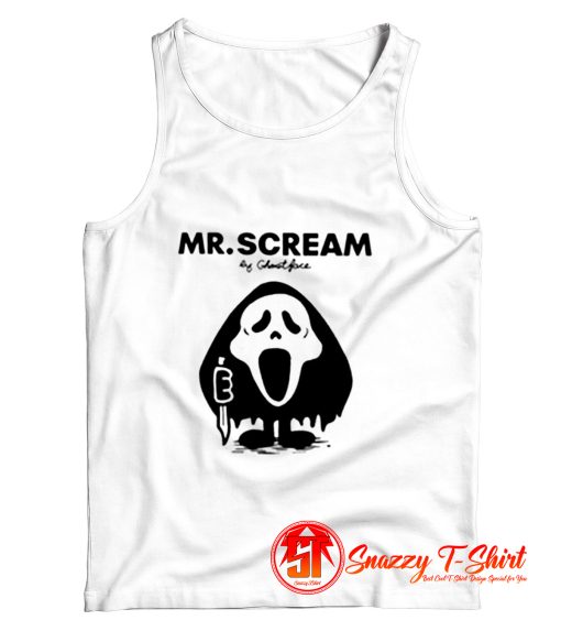 Mr Scream Ghostface Movie Halloween Tank Top