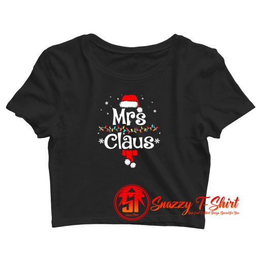 Mrs Claus Crop Top Shirt