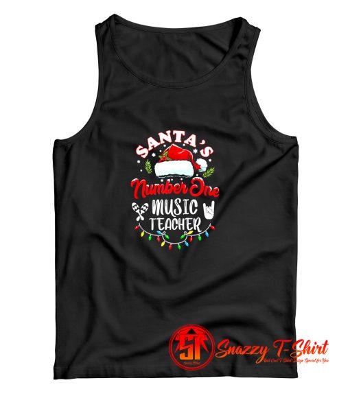 Music Teacher Christmas Tank Top