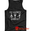 My Favorite Workout Funny Workout Graphic Tank Top