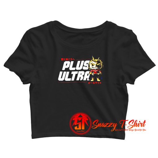 My Hero Academia All Might Plus Ultra Crop Top Shirt