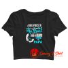 My Papa Lives In Heaven Crop Top Shirt