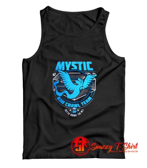 Mystic Bar Crawl Team Pokemon Tank Top