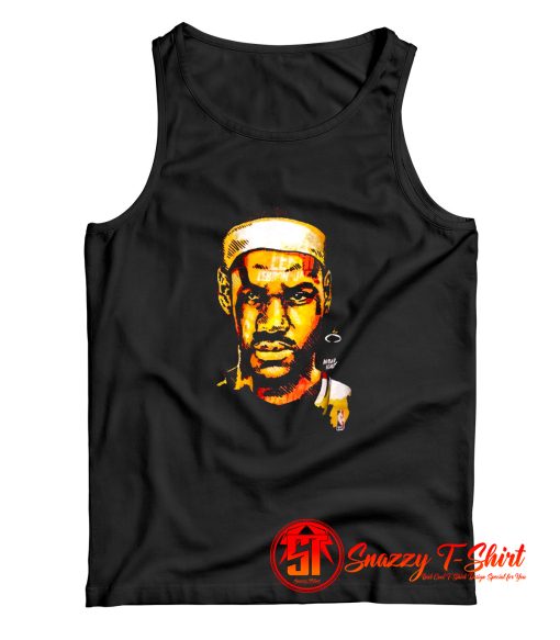 NBA Miami Head James Lebron Graphic Tank Top