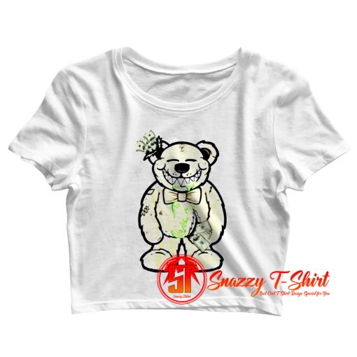 NEW Tattered Teddy Unisex Crop Top Shirt