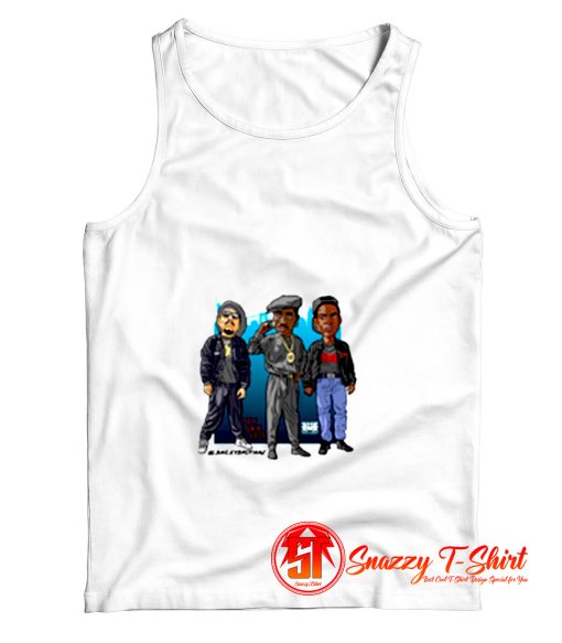 NJS Rapper Caricature Tank Top