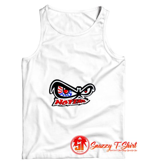 NO FEAR Red White n Blue Eyes Tank Top