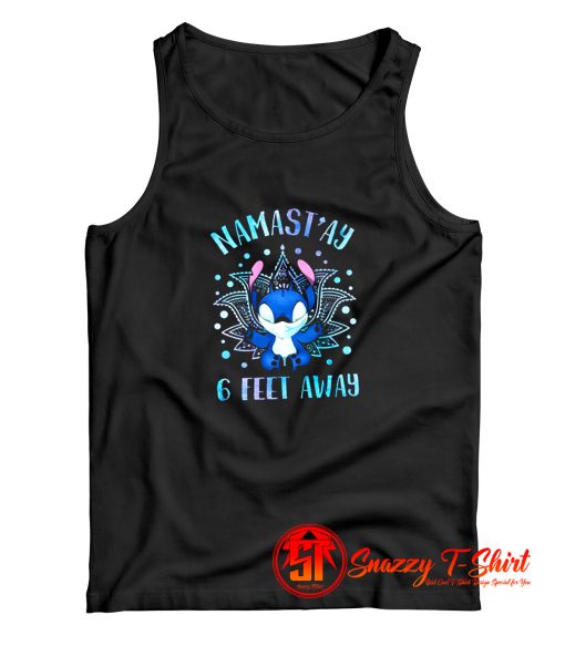 Namastay 6 Feet Away Stitch Tank Top