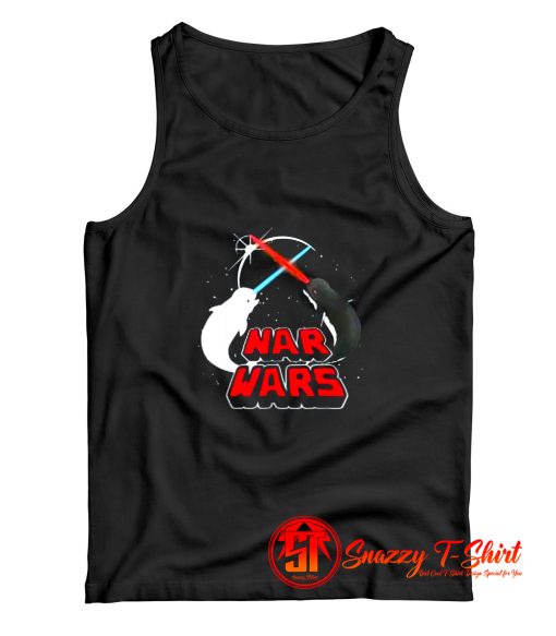 Nar Wars Parody Funny Narwhals Lover Tank Top