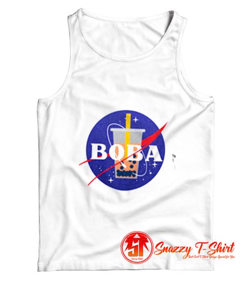 Nasa Boba Milk Tea Parody Tank Top