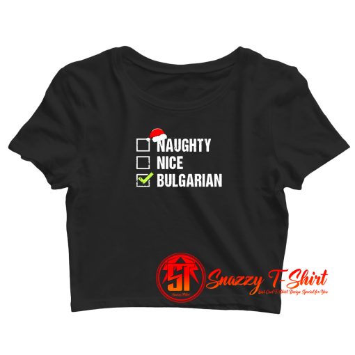 Naughty Nice Bulgarian Crop Top Shirt