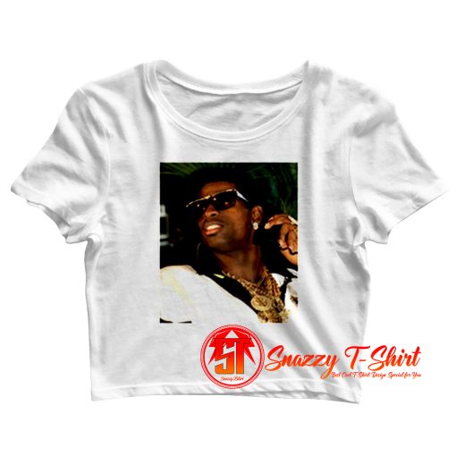 Neon Deion Sanders Prime Time Draft Day Crop Top Shirt