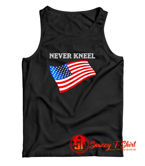 Never Kneel American Flag Tank Top