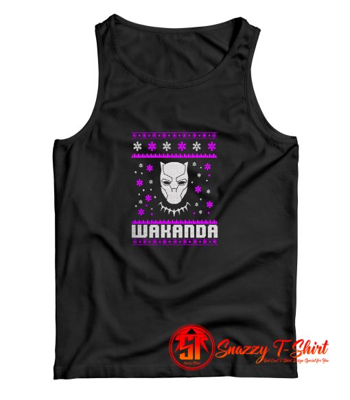 New Black Panther Wakanda Christmas Tank Top