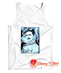 Nikola Tesla Genius Inventor Electric Tank Top