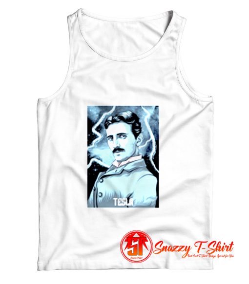 Nikola Tesla Genius Inventor Electric Tank Top