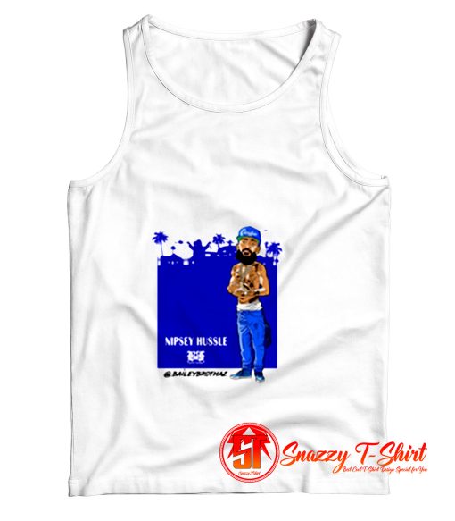 Nipsey Hussle Rapper Caricature Tank Top