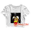 Nipsey Hussle Wearing Magic Johnson LA Lakers Jersey Crop Top Shirt