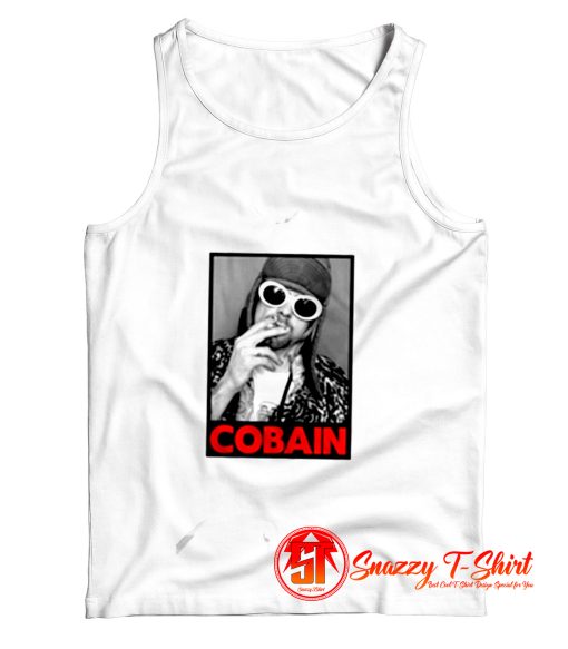 Nirvana Kurt Cobain Smoking Portrait Tank Top