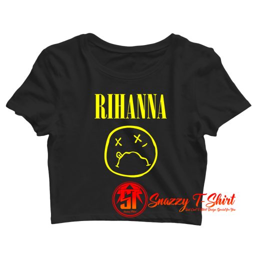 Nirvana Parody Rihanna Crop Top Shirt